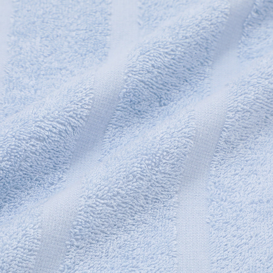 ヴァレセットフェイスタオル ウェーブ ブルー