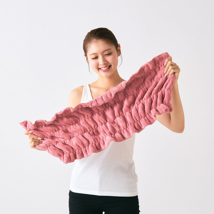 ヘアドライタオル ブルー