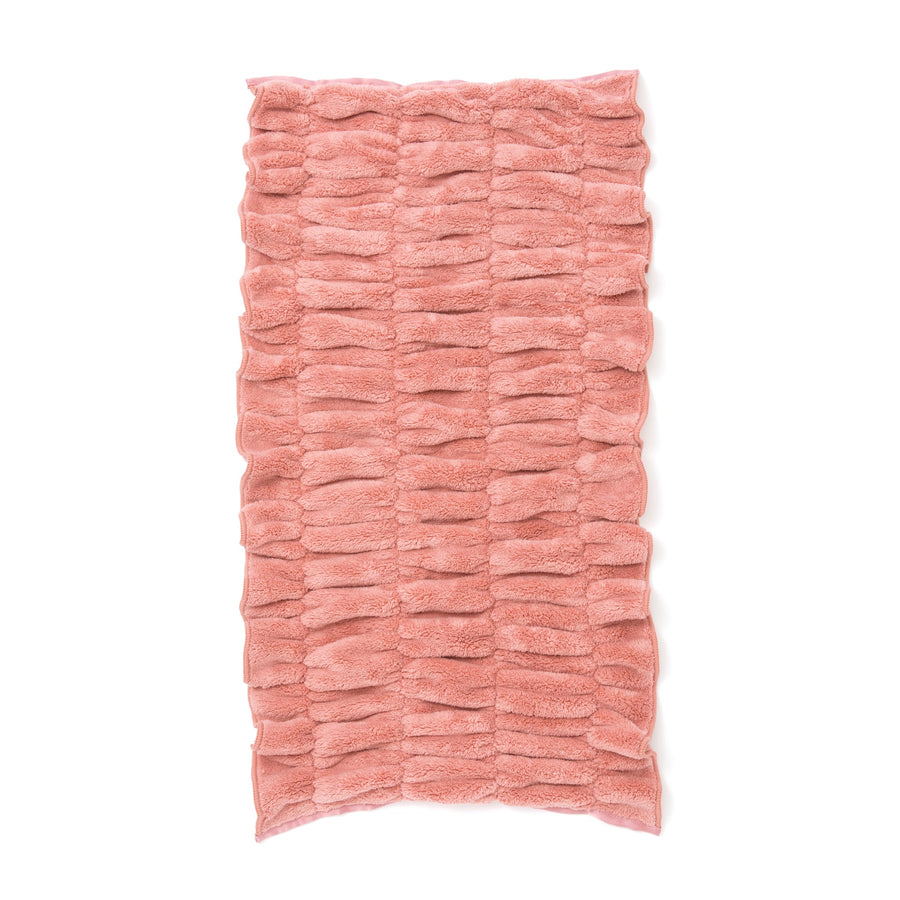 ヘアドライタオル ダークピンク