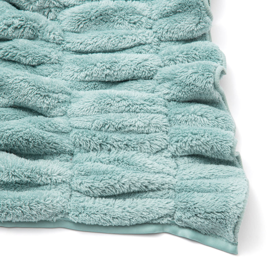 ヘアドライタオル ブルー