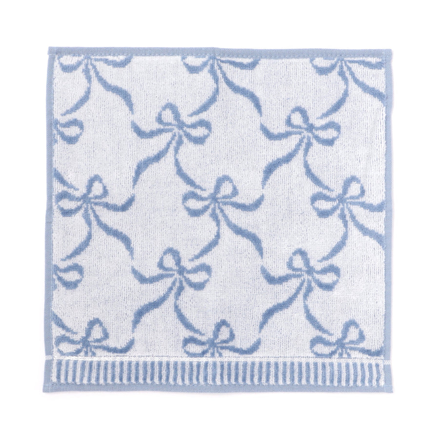 バロット 抗菌防臭ハンカチ リボン ブルー