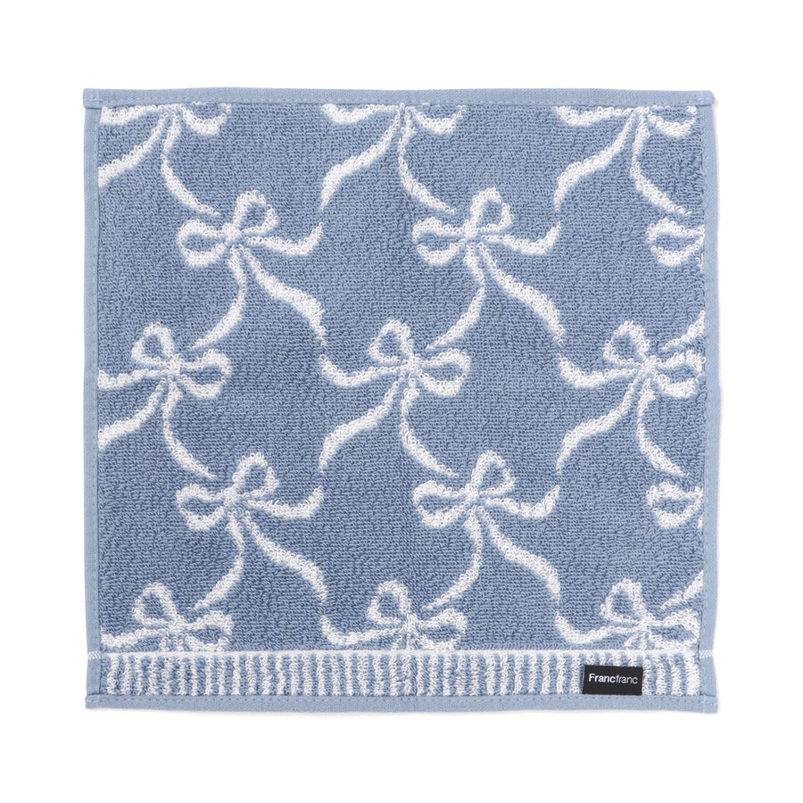 バロット 抗菌防臭ハンカチ リボン ブルー