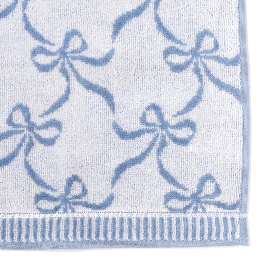 バロット 抗菌防臭ハンカチ リボン ブルー