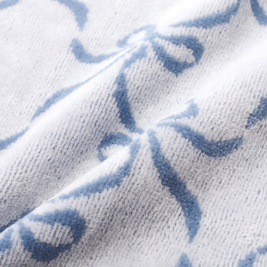 バロット 抗菌防臭ハンカチ リボン ブルー