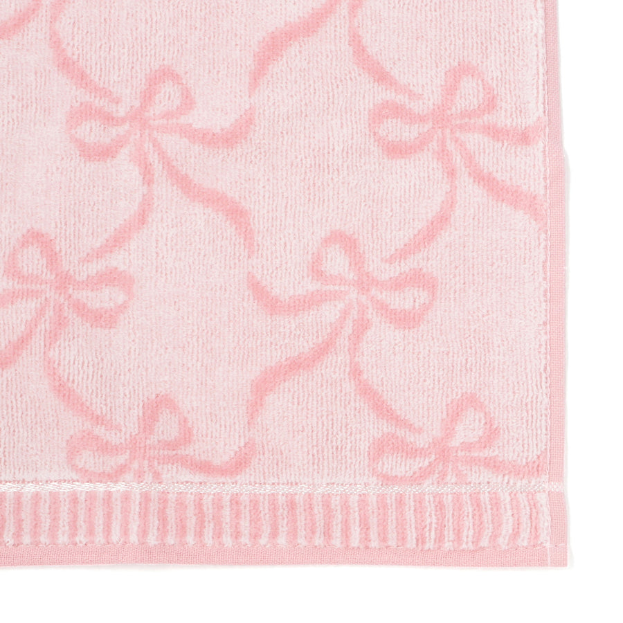 バロット 抗菌防臭ハンカチ リボン ピンク