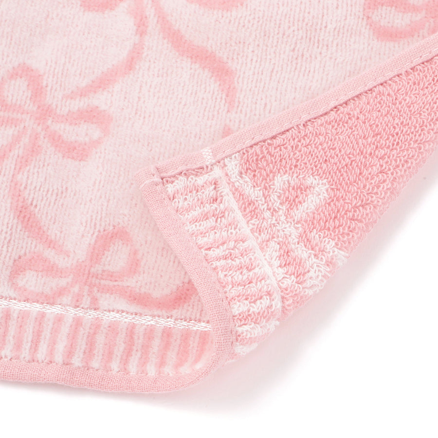 バロット 抗菌防臭ハンカチ リボン ピンク