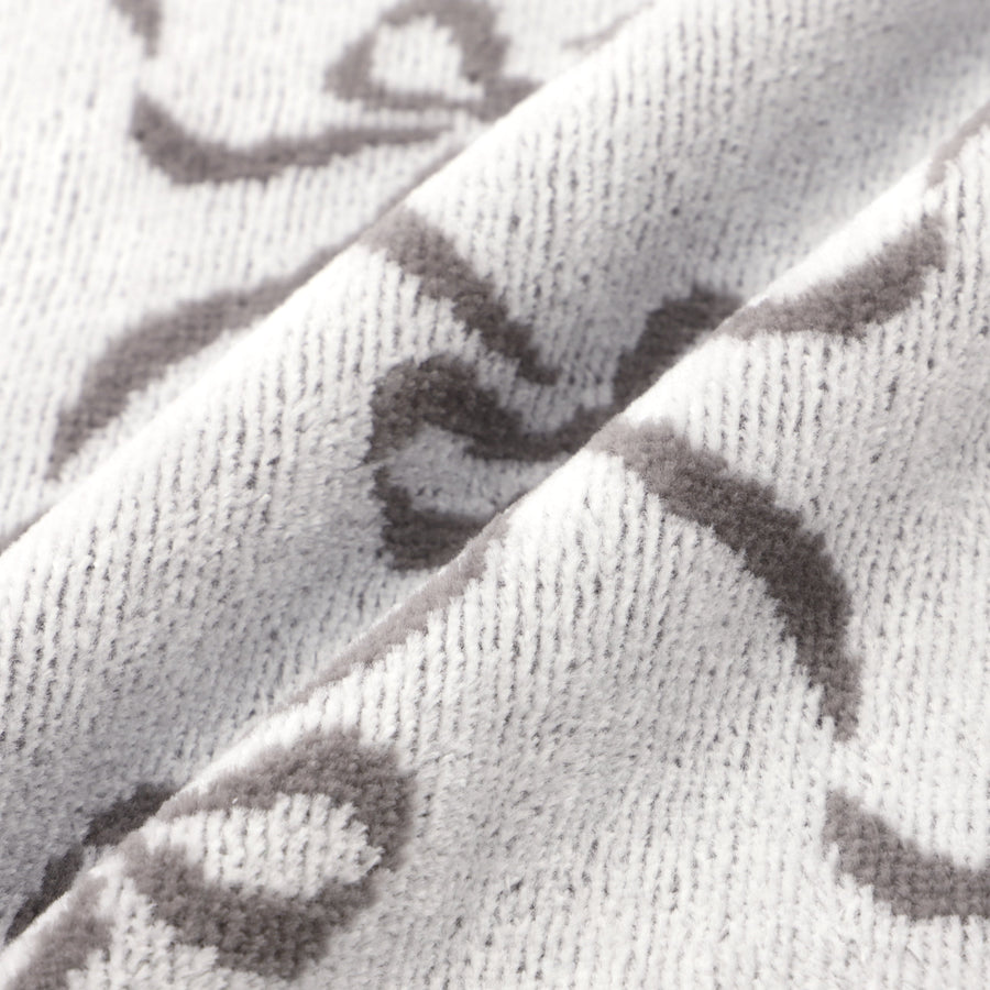 バロット 抗菌防臭ハンカチ リボン グレー