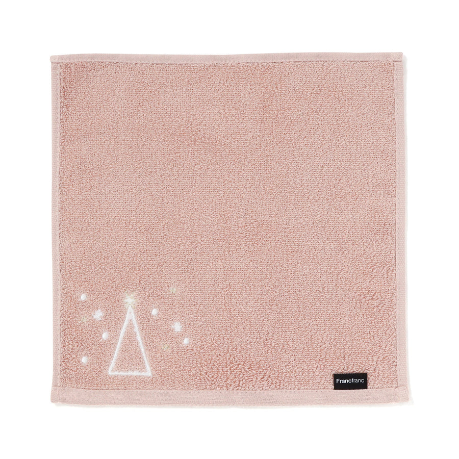 バロット 抗菌防臭ハンカチ ホワイトツリー ピンク