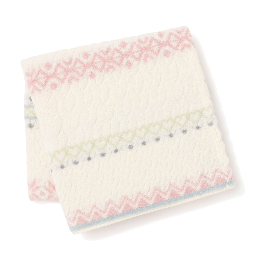 抗菌防臭 ノルディック バスタオル ホワイト