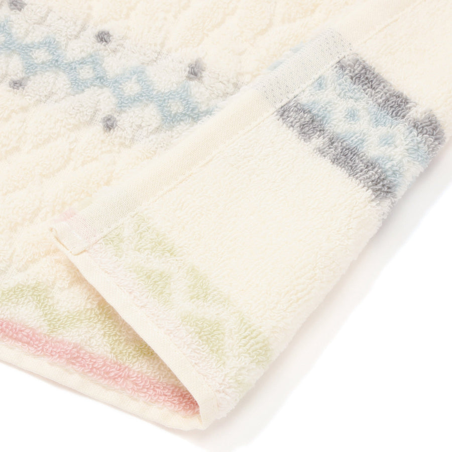 抗菌防臭 ノルディック バスタオル ホワイト