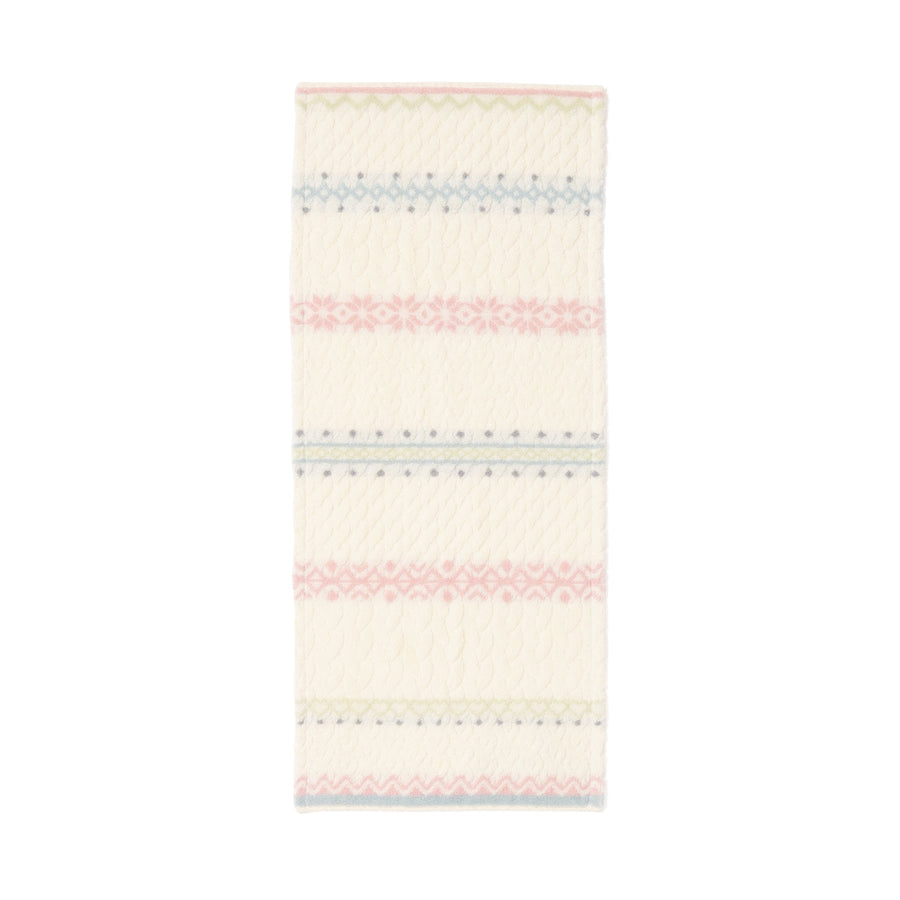 抗菌防臭 ノルディック フェイスタオル ホワイト