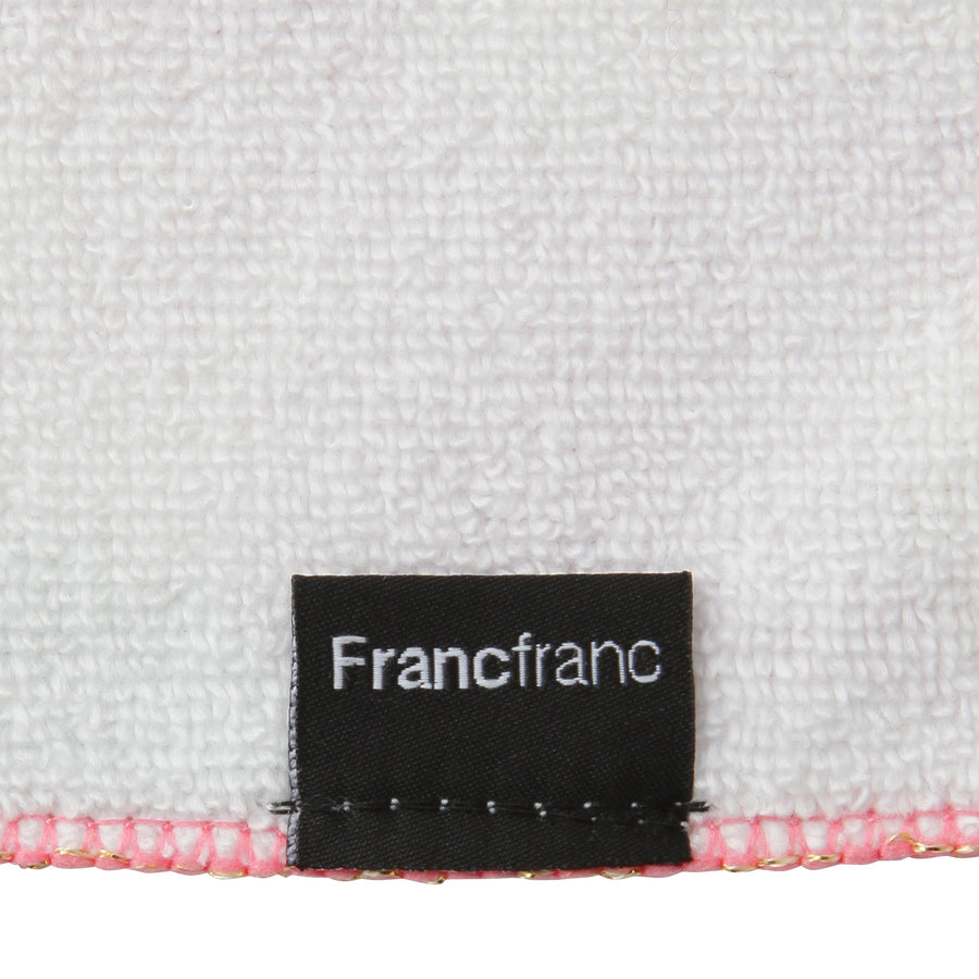 Ettore Handkerchief Towel Pansy Pink