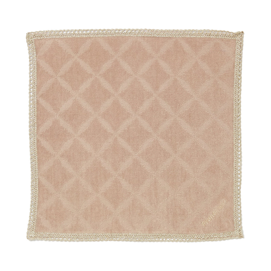 Quilt x Lace Handkerchief Beige