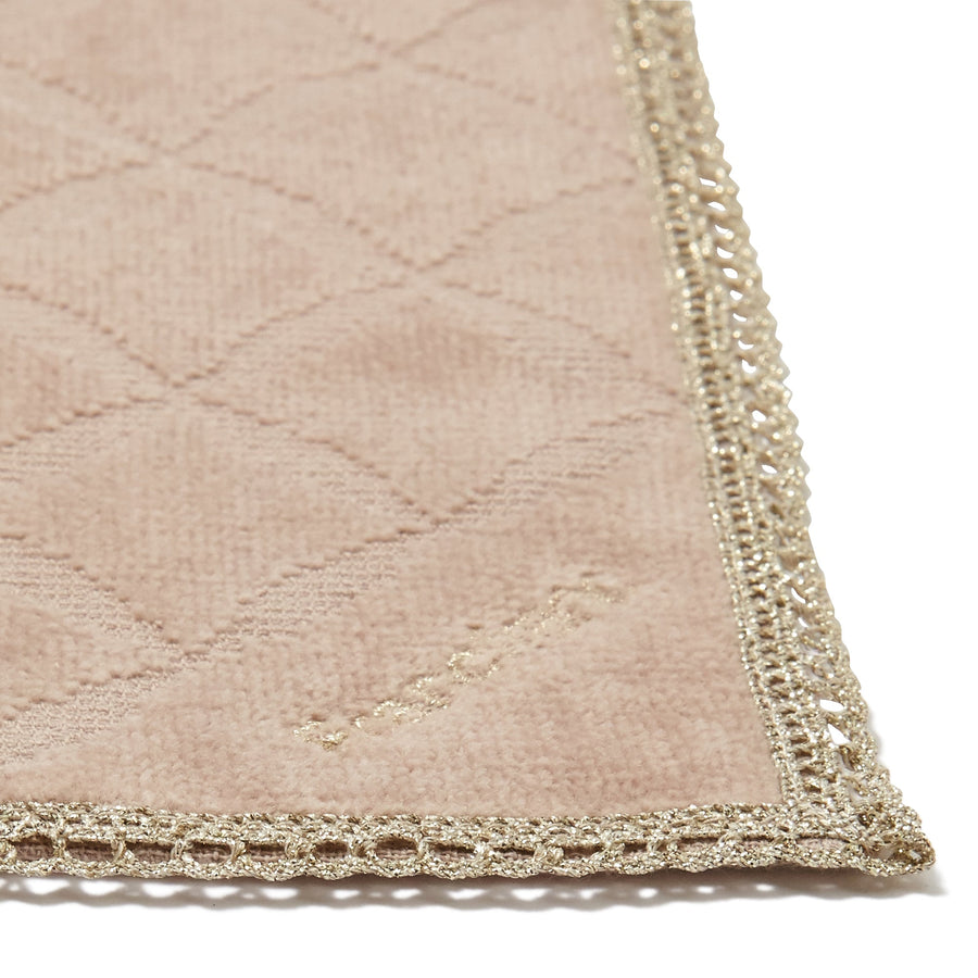 Quilt x Lace Handkerchief Beige