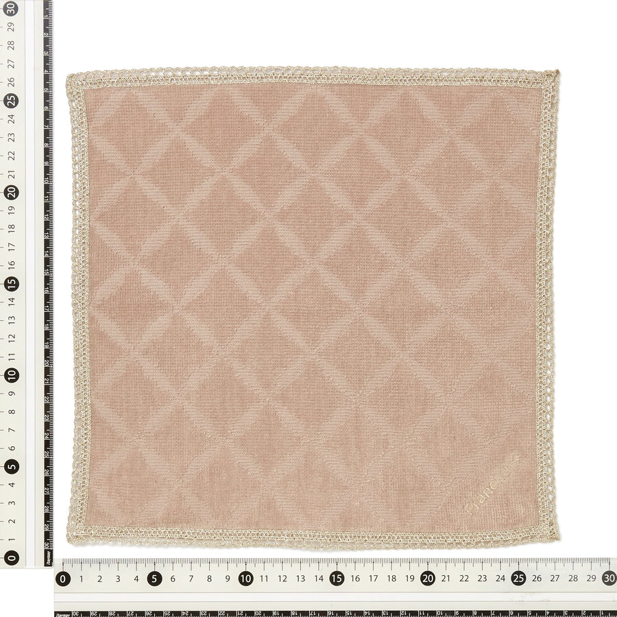 Quilt x Lace Handkerchief Beige