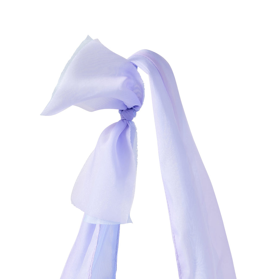 くしゅらくエコバッグ オーガンジー パープル