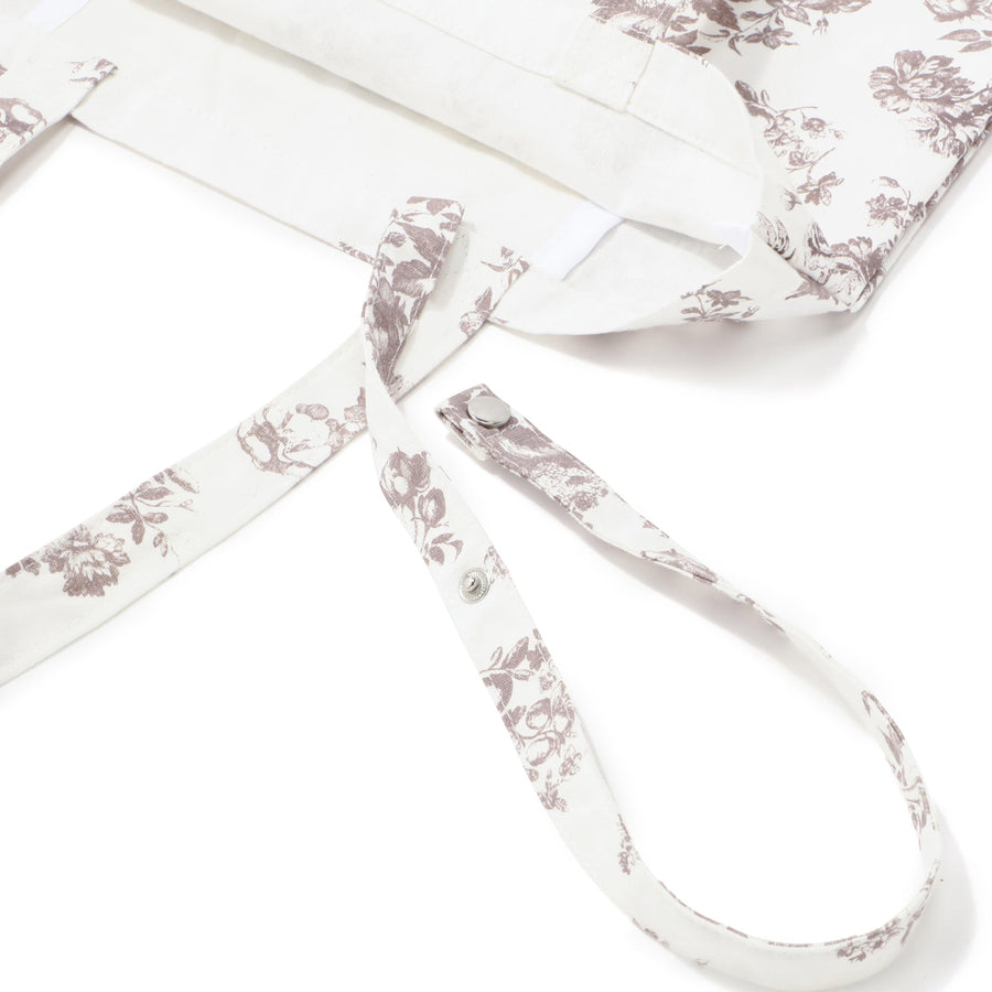 ロゴトート 2 クラシックフラワー S ベージュ