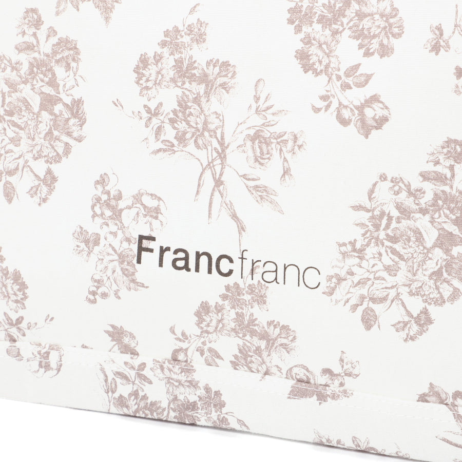 ロゴトートバッグ 2 クラシックフラワー L ベージュ