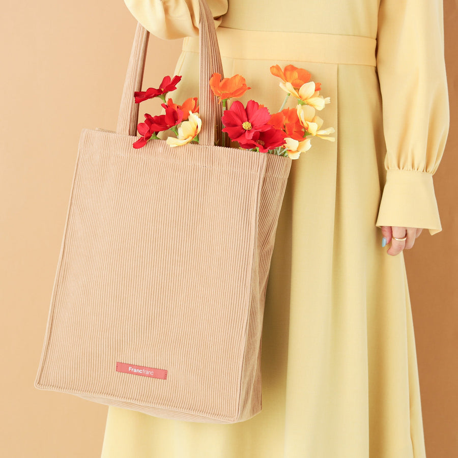 ロゴトート コーデュロイ M グリーン