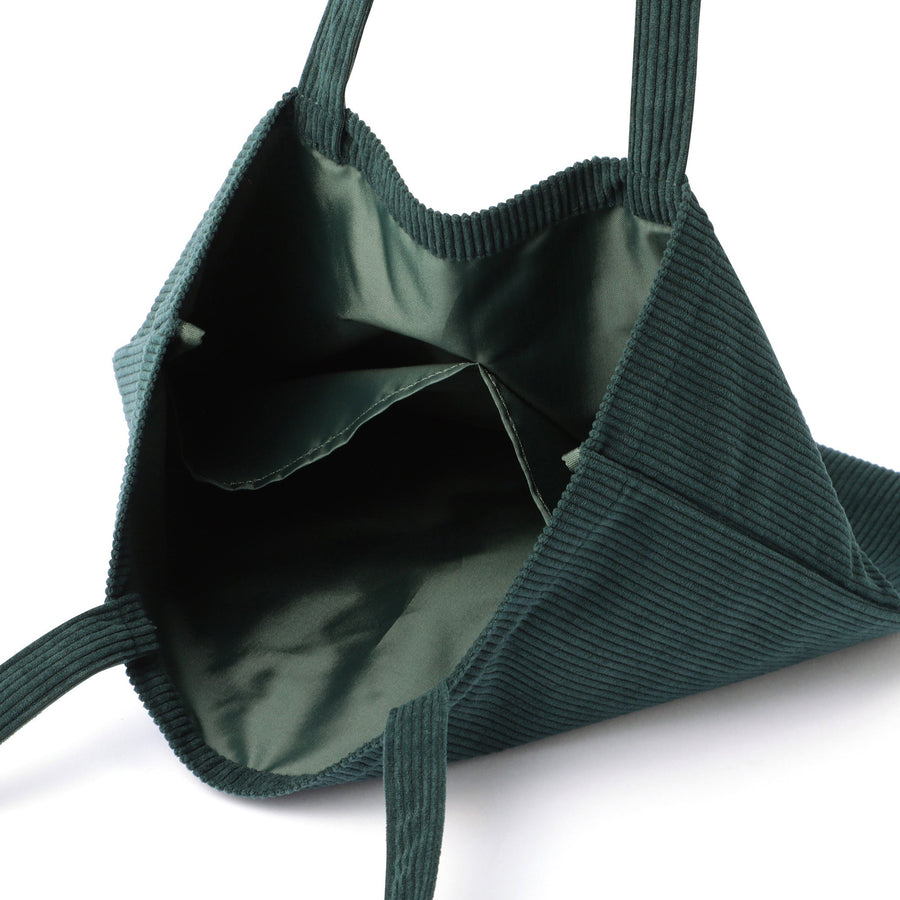 ロゴトート コーデュロイ S グリーン