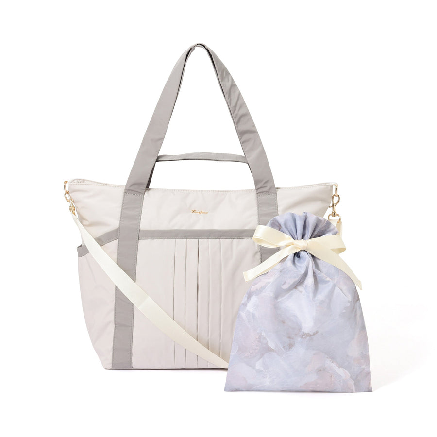 モダンパレット トラベルバッグ ベージュ×グレー