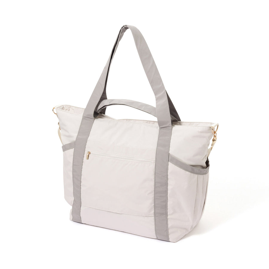 モダンパレット トラベルバッグ ベージュ×グレー