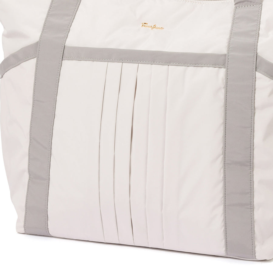 モダンパレット トラベルバッグ ベージュ×グレー