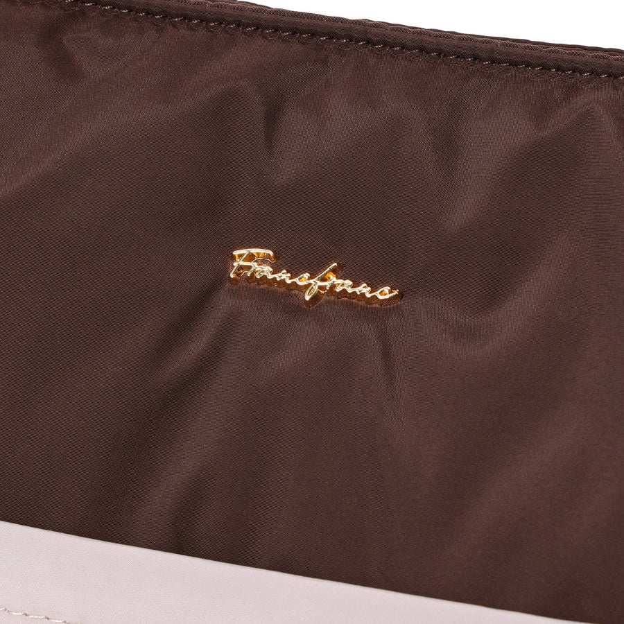 モダンパレット トラベルバッグ ブラウン×ピンク