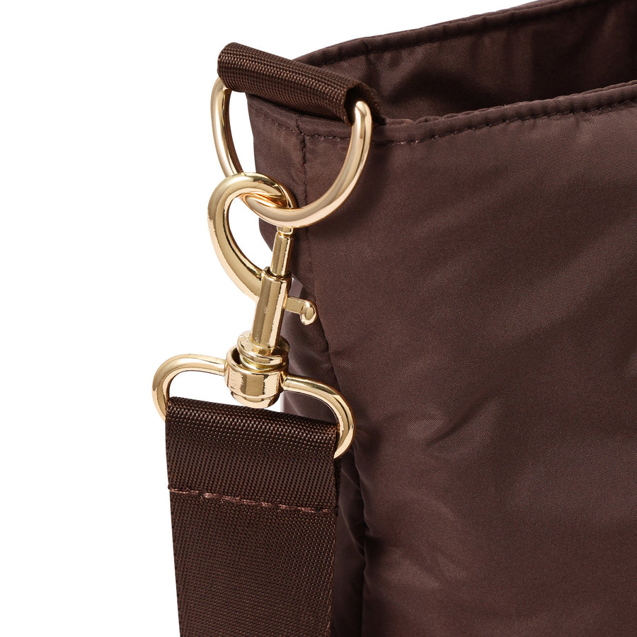 モダンパレット トラベルバッグ ブラウン×ピンク