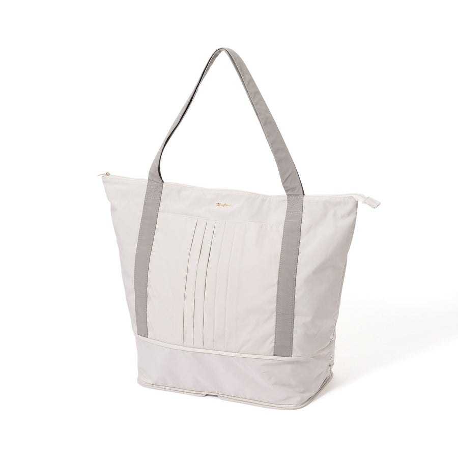 モダンパレット 2WAY キャリーオントート ベージュ×グレー