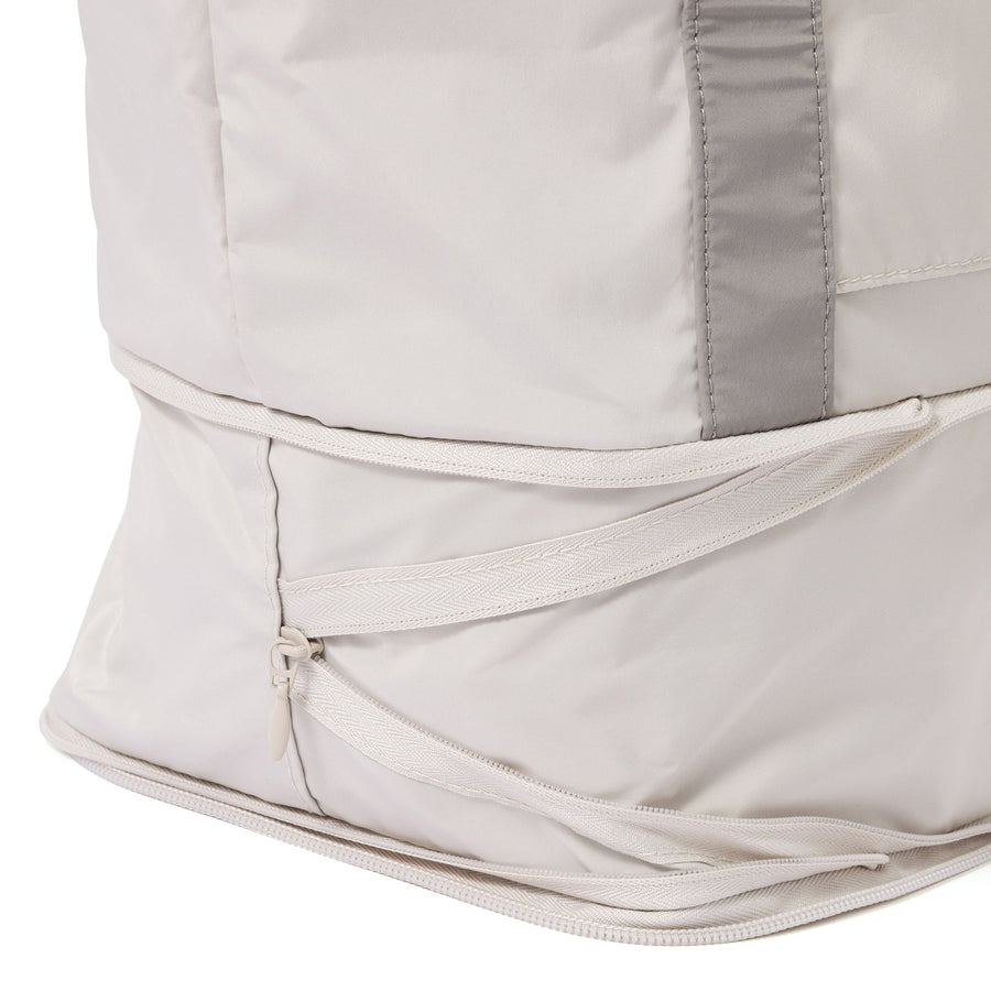 モダンパレット 2WAY キャリーオントート ベージュ×グレー