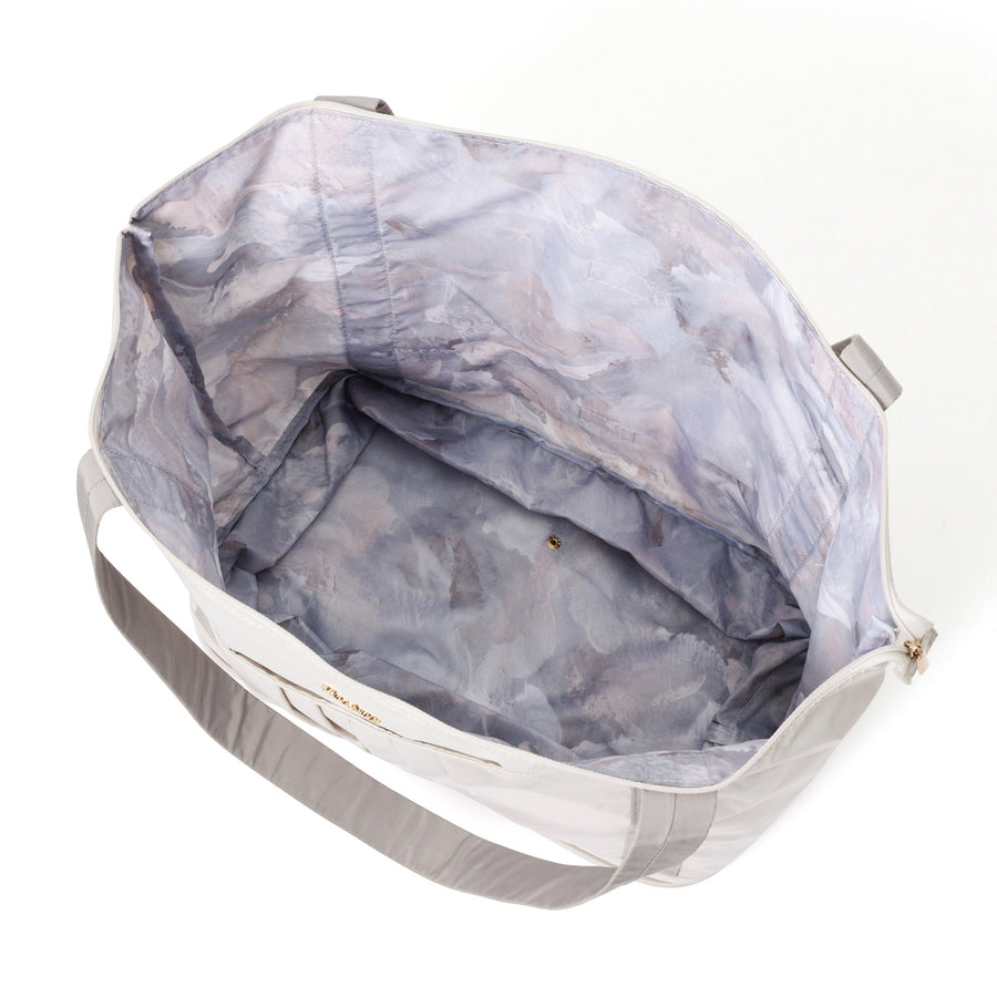 モダンパレット 2WAY キャリーオントート ベージュ×グレー