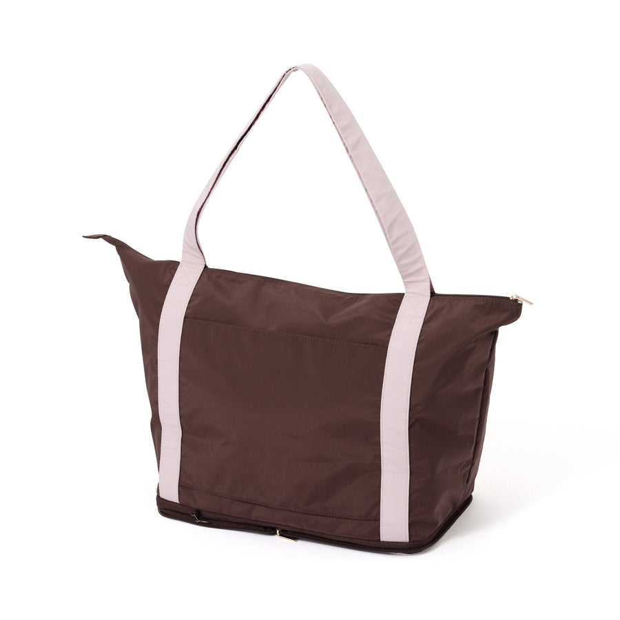 モダンパレット 2WAY キャリーオントート ブラウン×ピンク