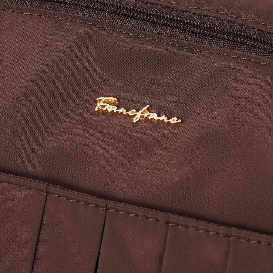 モダンパレット 2WAY キャリーオントート ブラウン×ピンク