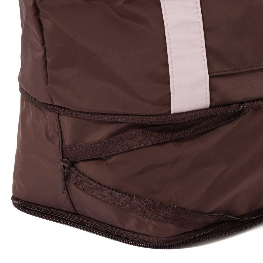 モダンパレット 2WAY キャリーオントート ブラウン×ピンク