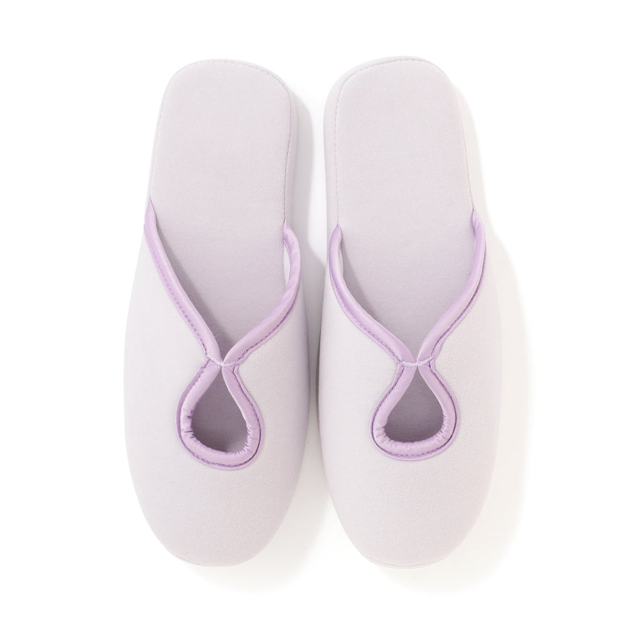 ウレタンソール スウェットルームシューズ ライトパープル