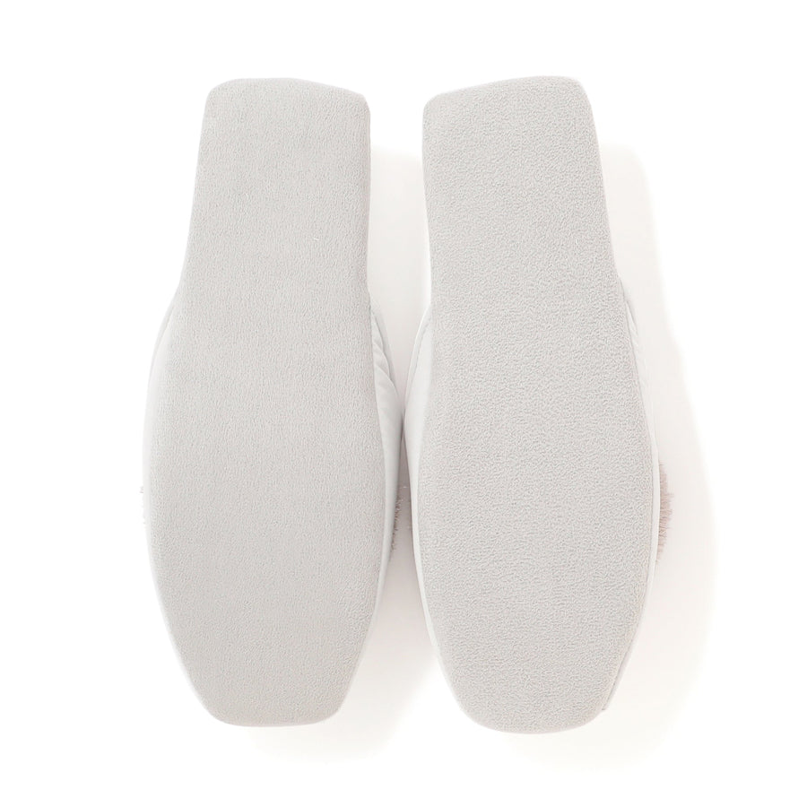 ラウンドタッセル ルームシューズ ライトグレー