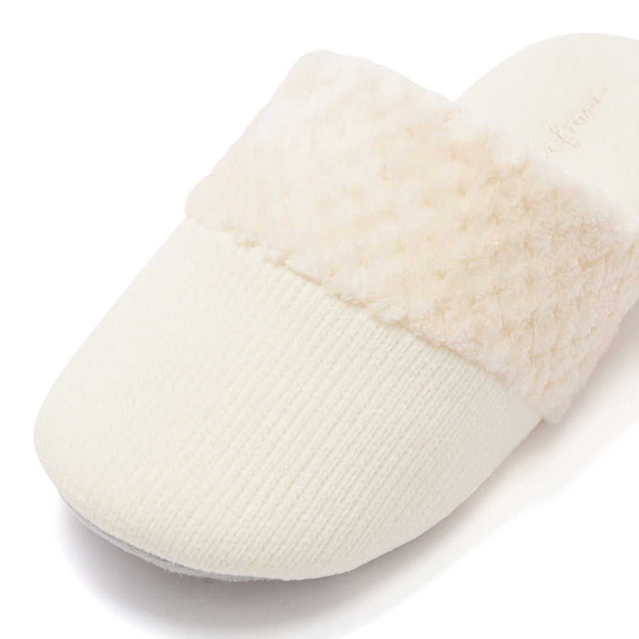ウォームフリース ルームシューズ アイボリー