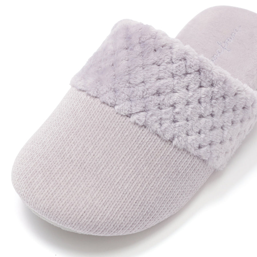 ウォームフリース ルームシューズ ライトパープル