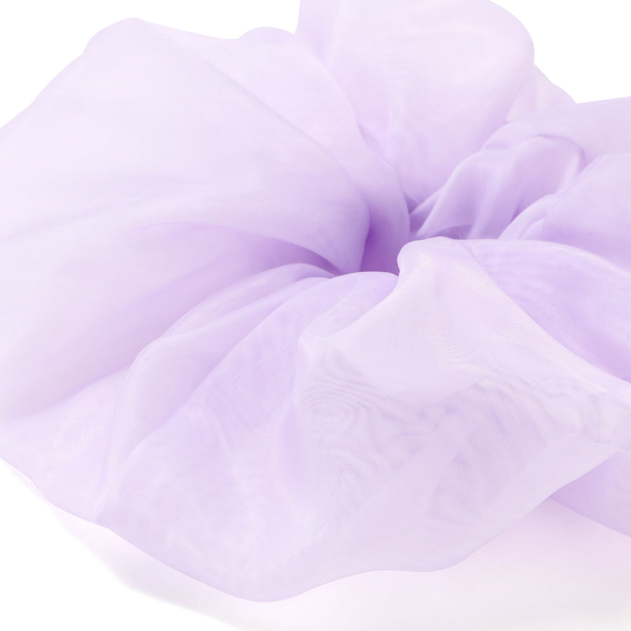 オーガンジー ビッグシュシュ パープル【2025年春夏モデル】