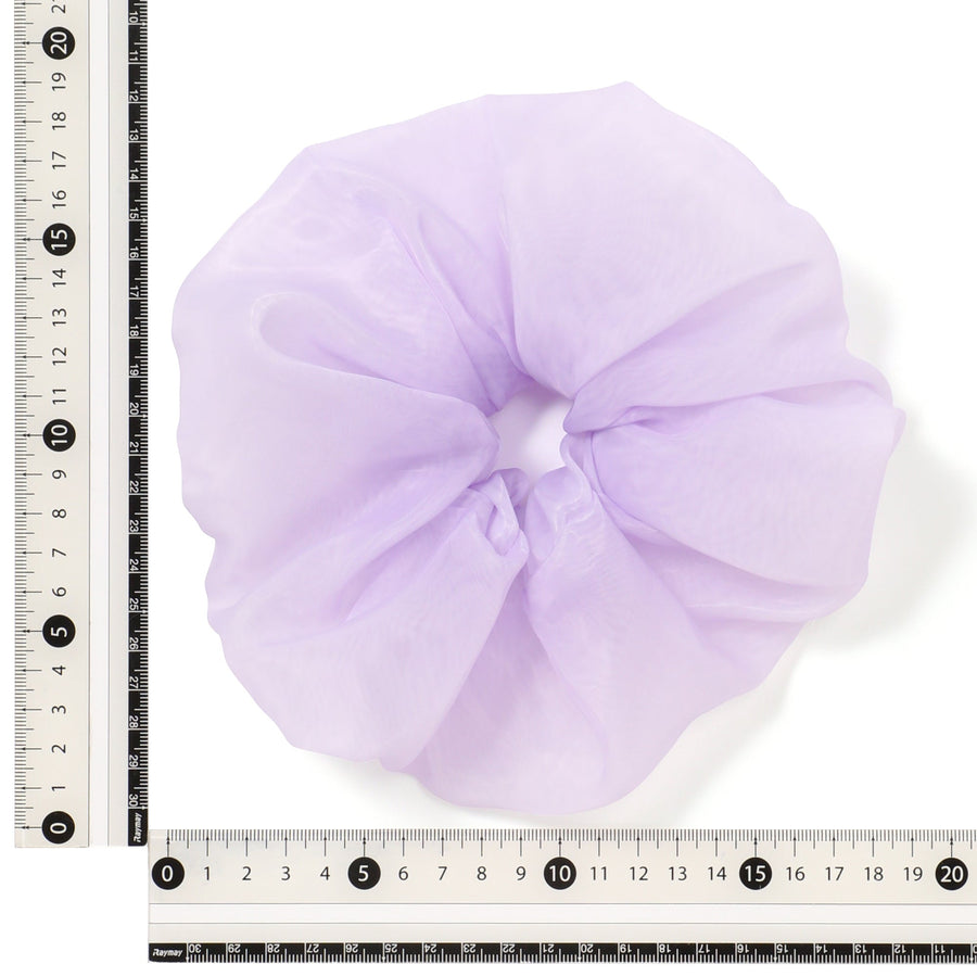 オーガンジー ビッグシュシュ パープル【2025年春夏モデル】