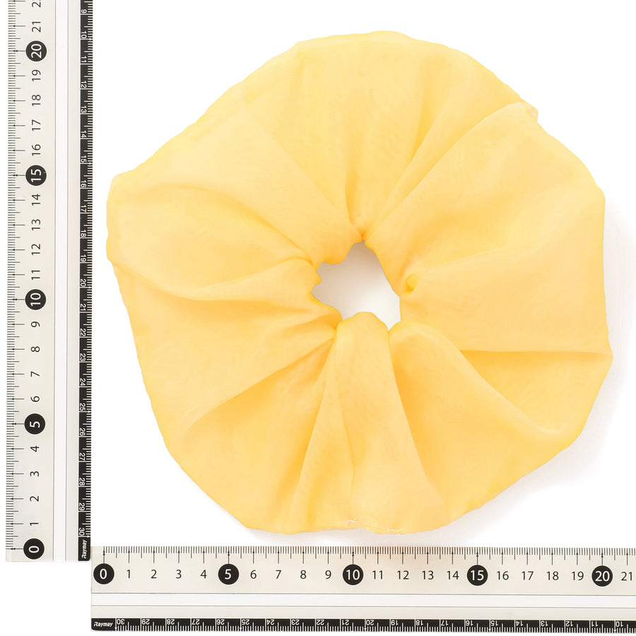 オーガンジー ビッグシュシュ オレンジ【2025年春夏モデル】