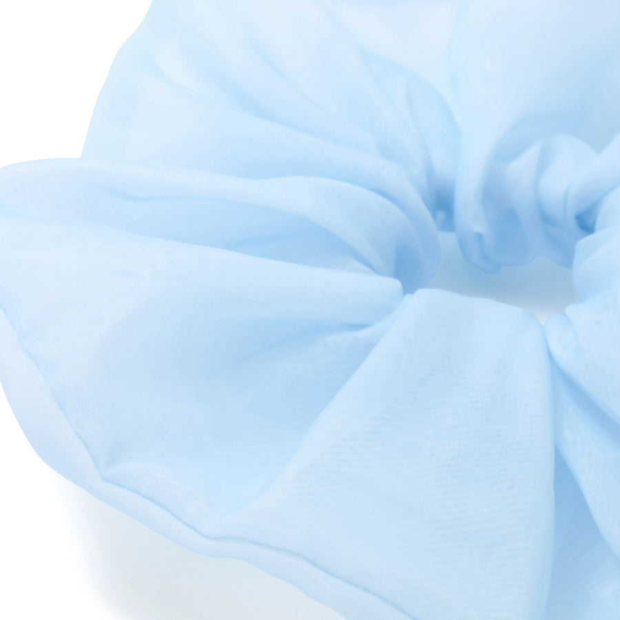 オーガンジー ビッグシュシュ ブルー【2025年春夏モデル】