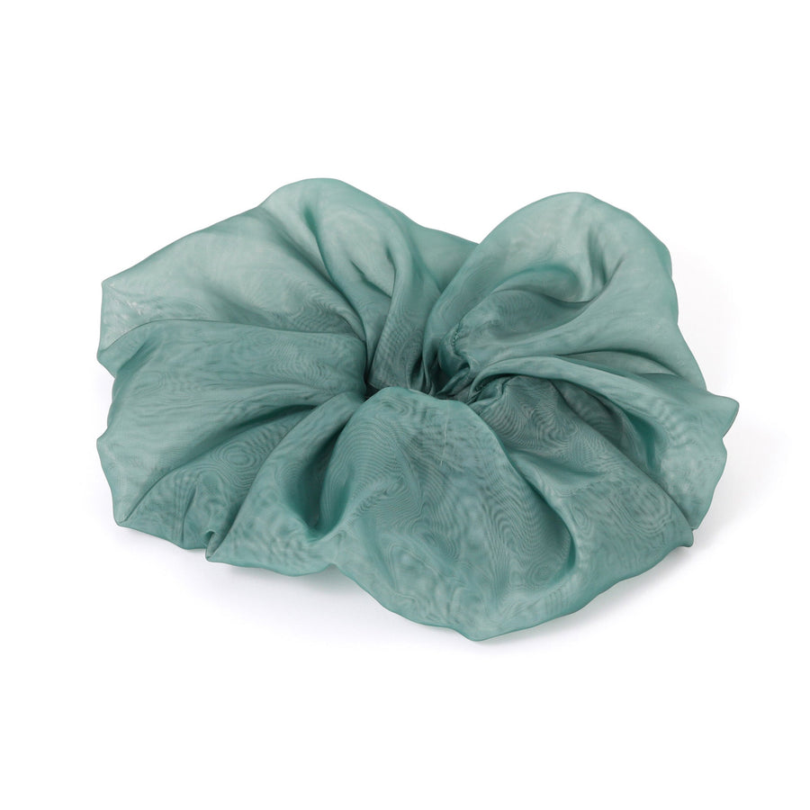 オーガンジー ビッグシュシュ グリーン