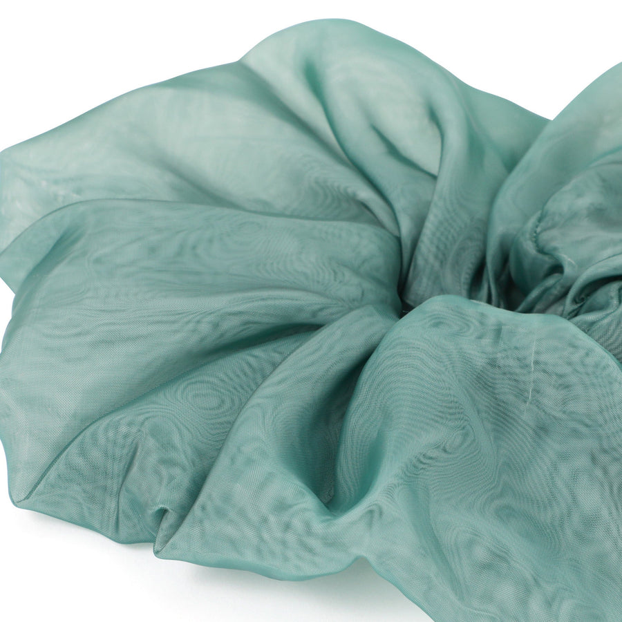 オーガンジー ビッグシュシュ グリーン