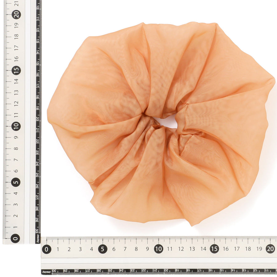 オーガンジー ビッグシュシュ イエロー