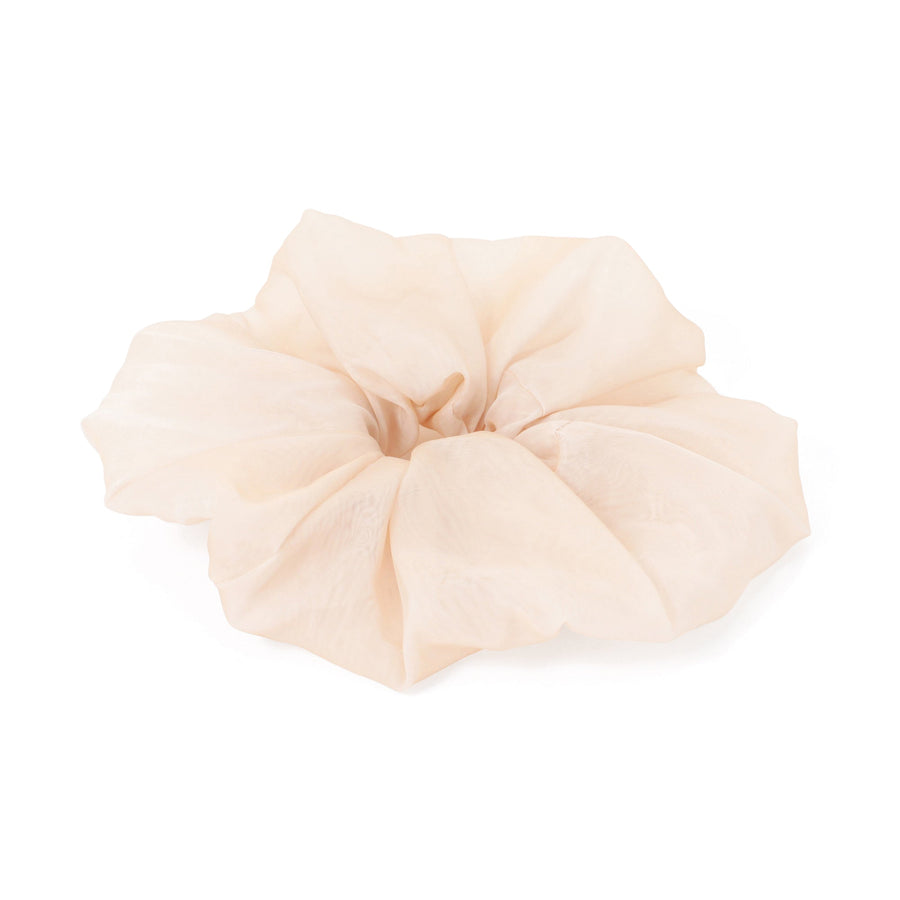 オーガンジー ビッグシュシュ アイボリー