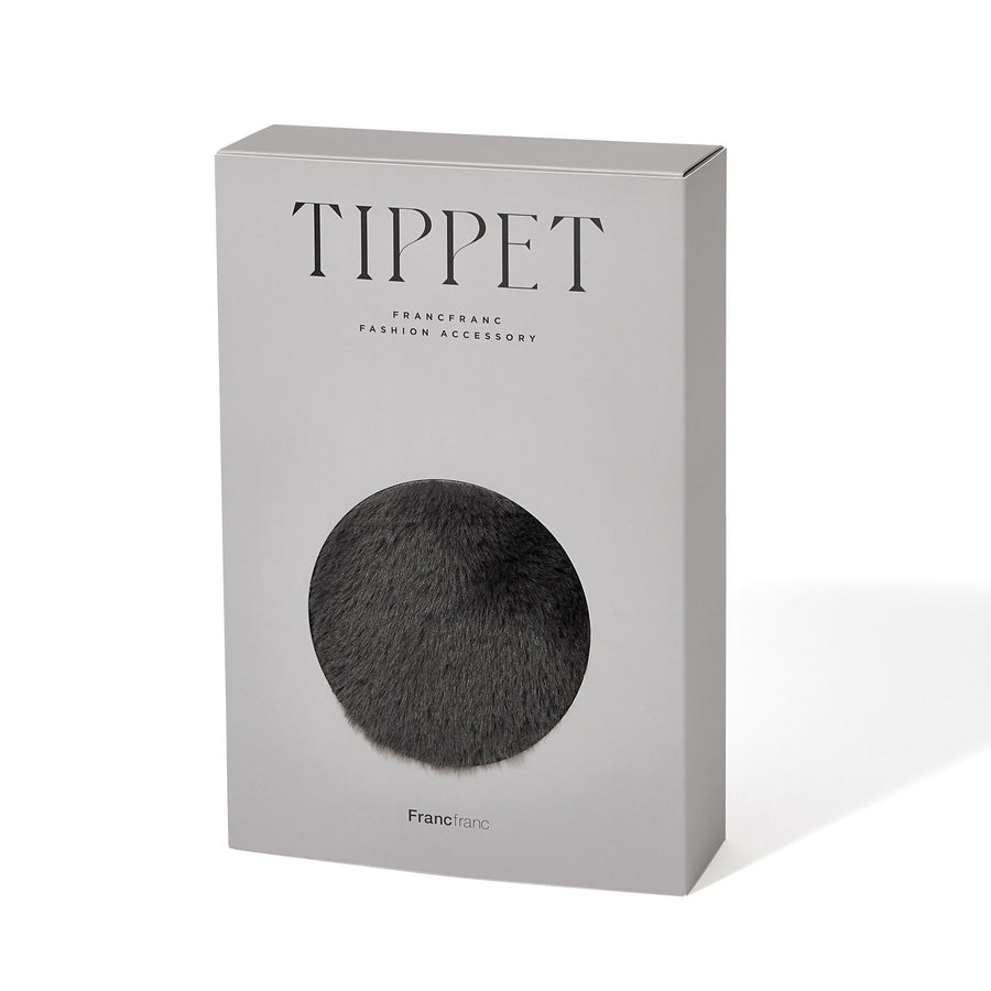 エコファーティペット リバーシブル ダークグレー×グレー