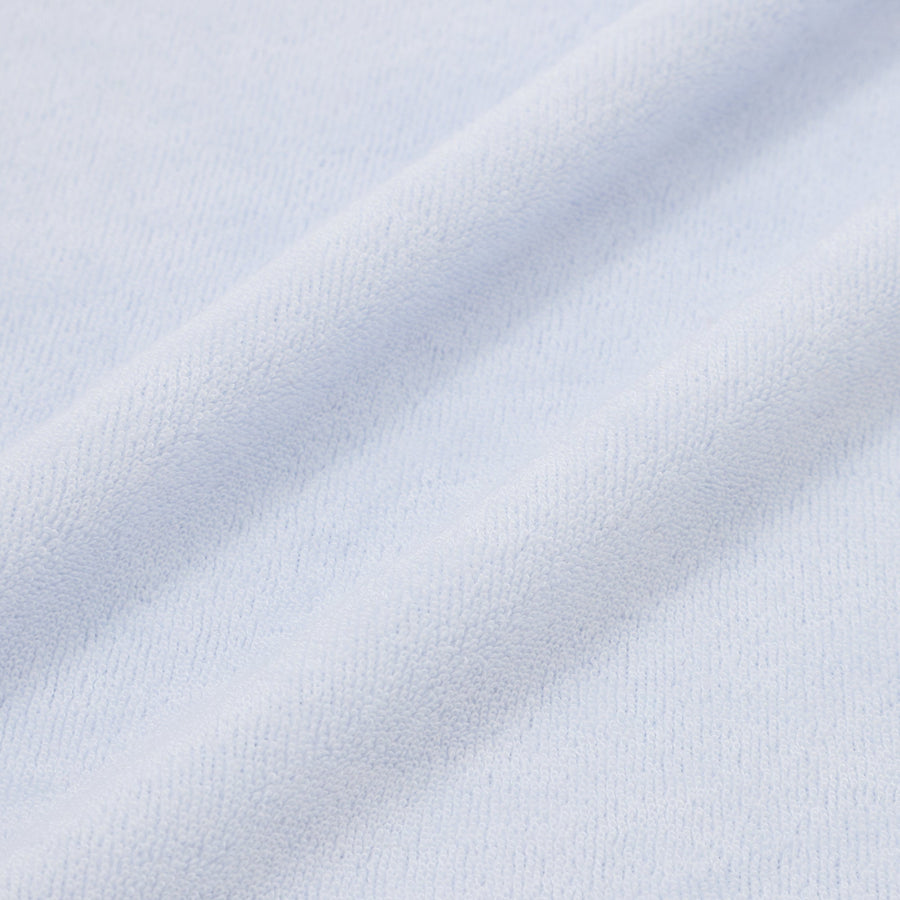 接触冷感 パイルパジャマ ライトブルー