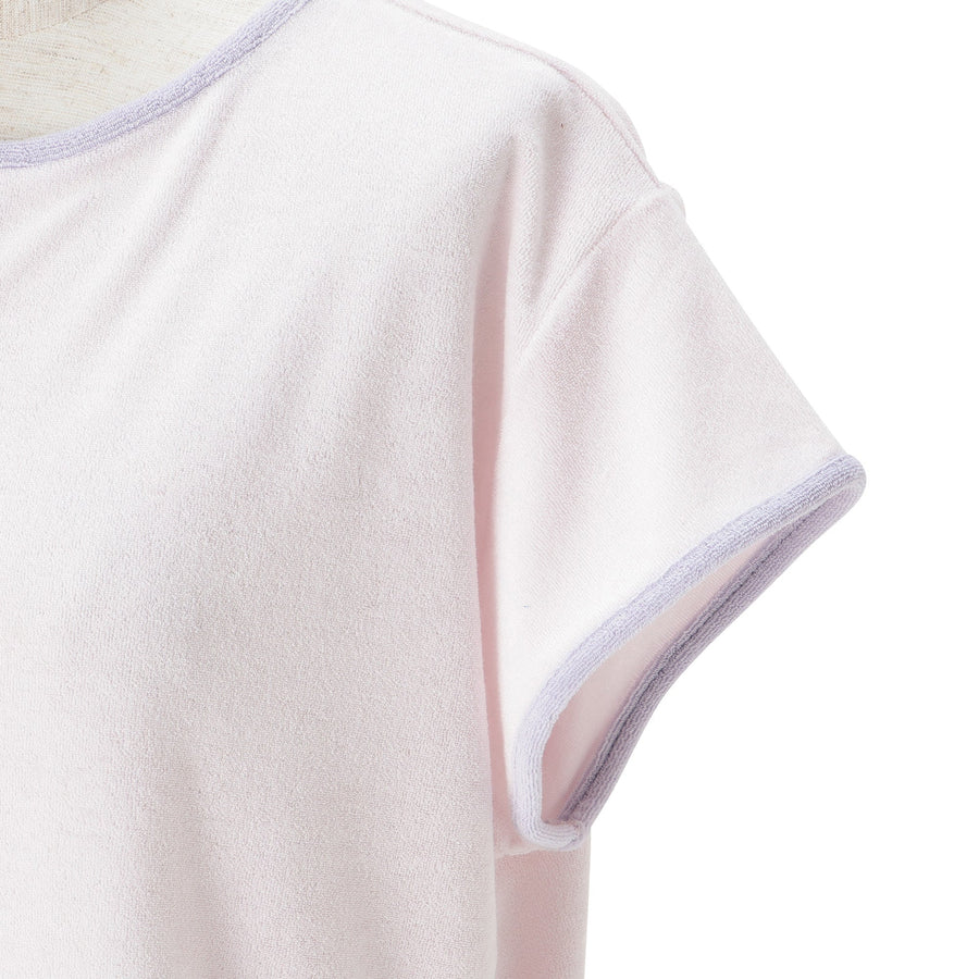 接触冷感 パイルパジャマ ライトピンク